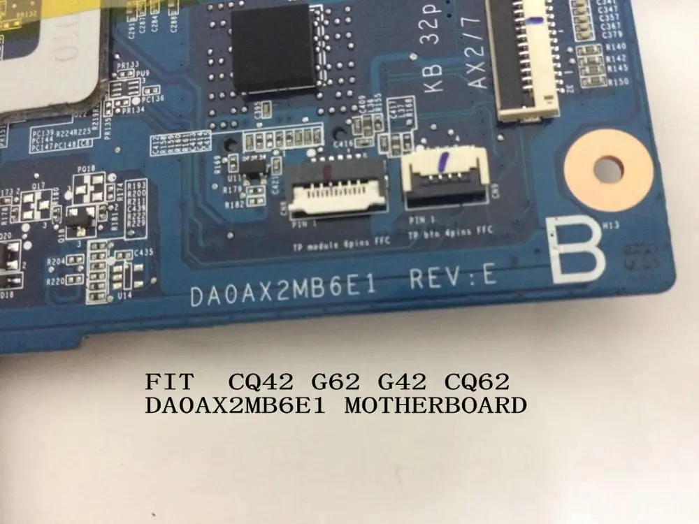 Быстрая доставка. Новинка. DA0AX2MB6E1 g62материнская плата для HP G42 Материнская
