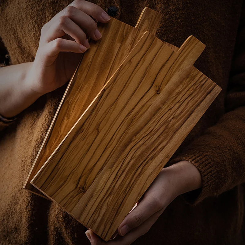 

Olive Wood Nature Finish Bread Board Hand Polished