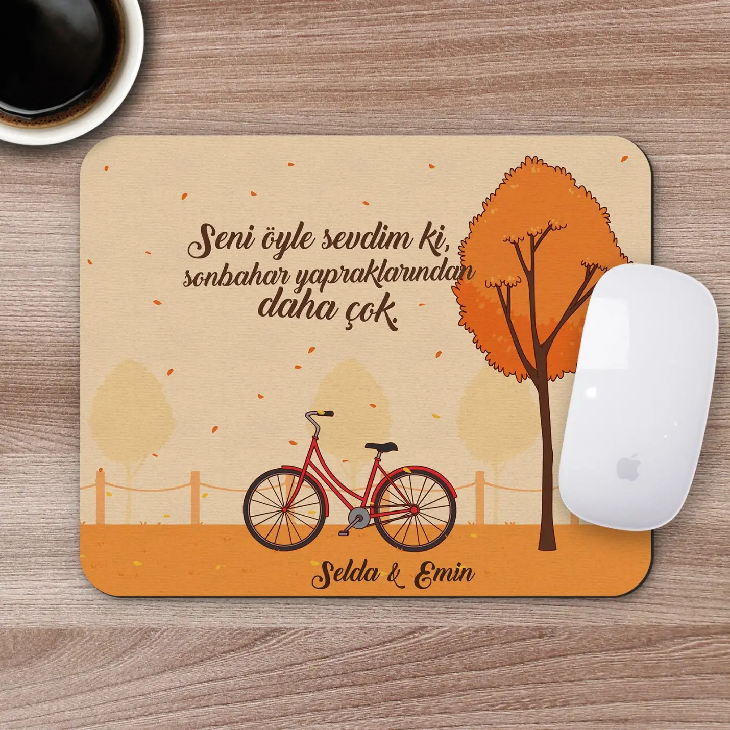 

Personalized Romantic Design Mousepad - R14