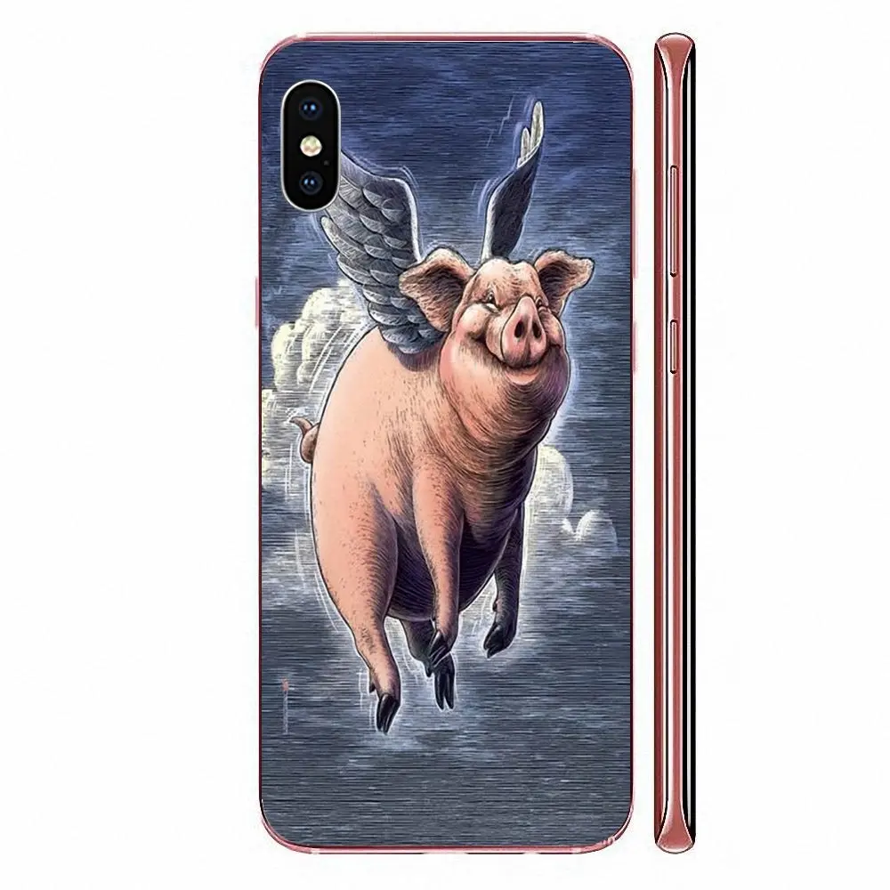Мягкая авиаторская свинья из ТПУ для Xiaomi Redmi Mi 4 7A 9T K20 CC9 CC9e Note 7 8 9 Y3 SE Pro Prime Go Play