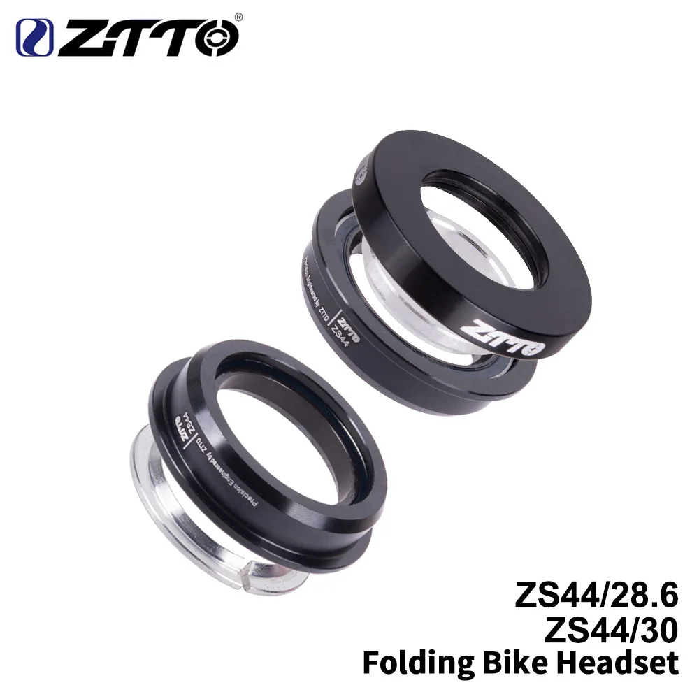 ZTTO Складная велосипедная гарнитура F4444S ZS44 44 мм рулевая 1 1/8 28 6 прямая трубка