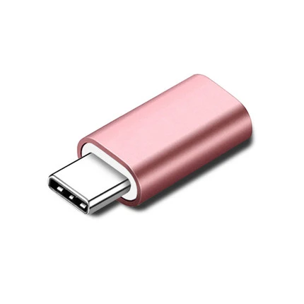 Rose Gold Металлический IOS Женский USB C Male адаптер для Samsung Galaxy S8 S9 S10 плюс huawei P20 P30 Pro 8 Pin к Тип-Док-станция с USB конвертер - Цвет: Rose Gold