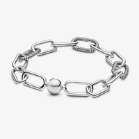 new design cable link chain silver women bracelet me series tie bracelet temperament simple female lovely gift diy jewelry