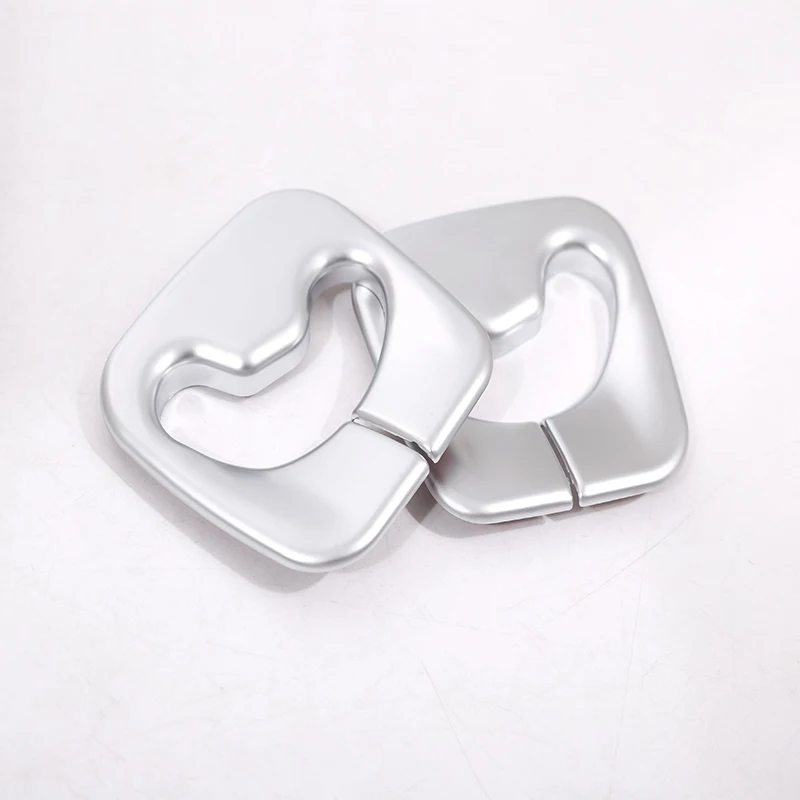 

Car accessories Silver ABS Chrome Front Safety Belt Protection Box Cover Trim For BMW X3 F25 2011-2017