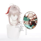 Парик для косплея Genshin Impact Kazuha, предварительно выдержанный, устойчивый к высоким температурам, новый парик