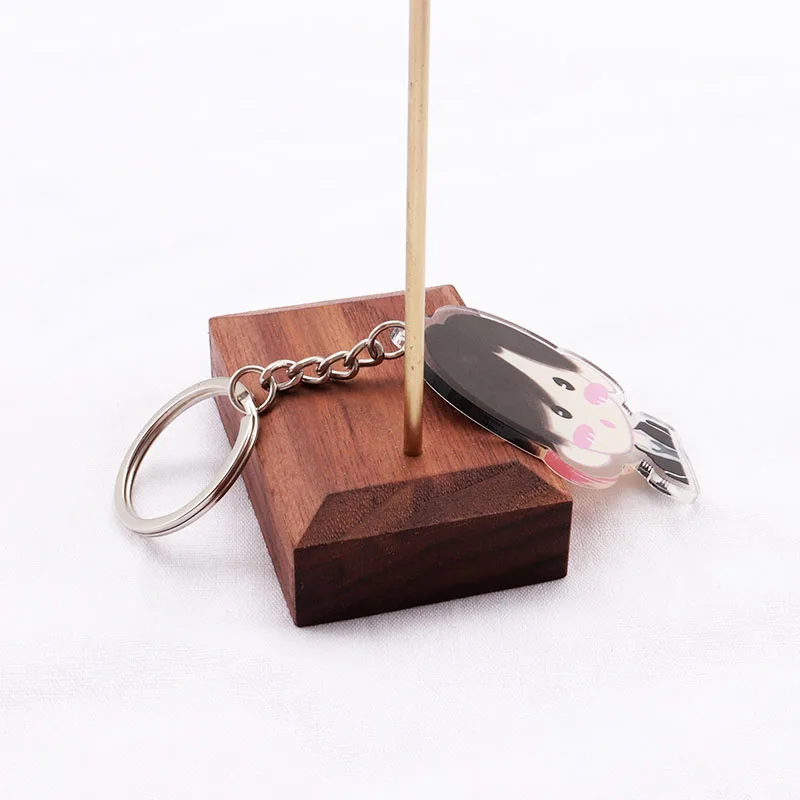 

KPOP Bangtan Boys Keychain Album J-hope Q Version Key Holder Double Sided Acrylic Keyring Jewelry Gift for Fans Men Women