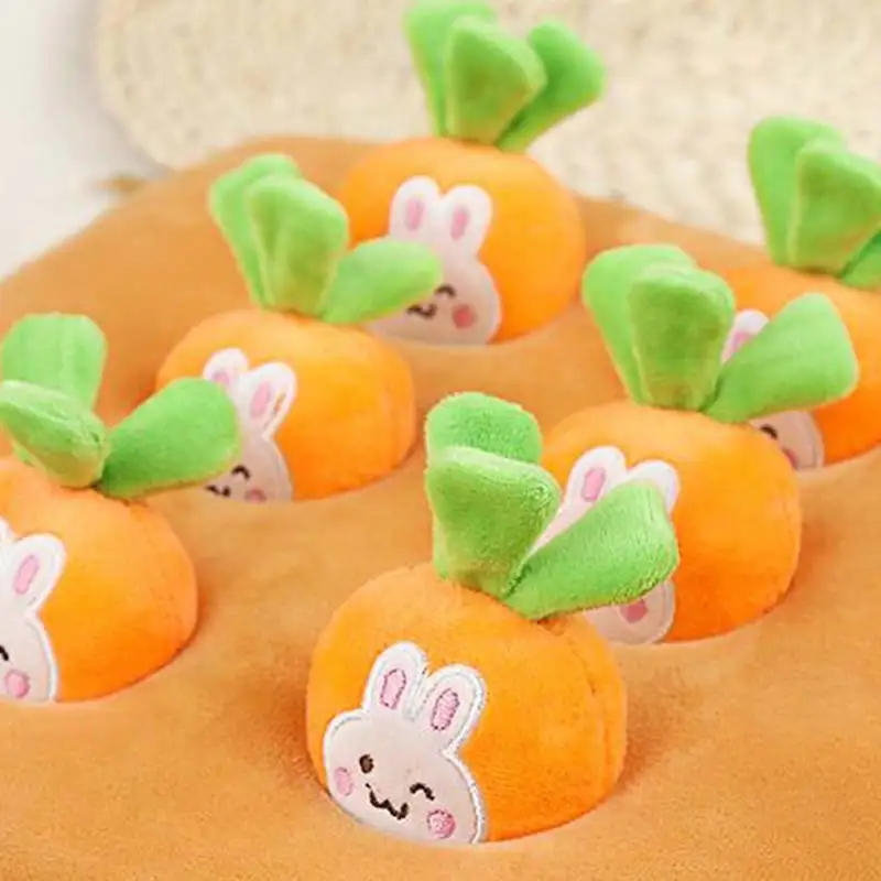 

Happy fruit paradise plush toys children's parent child interaction radish dolls