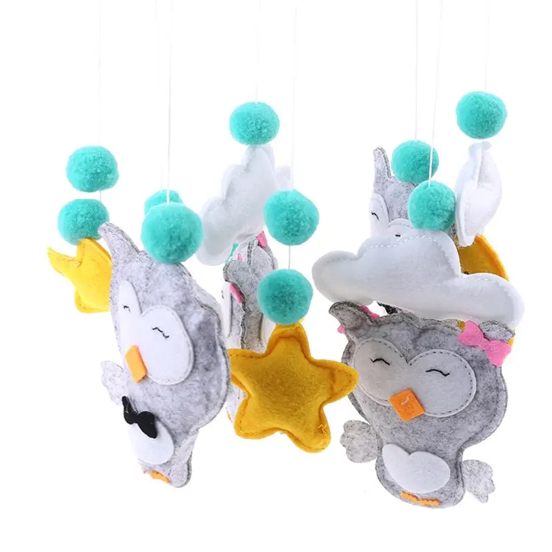 

Baby Crib Holder Rattles Bracket Set Clockwork Music Box DIY Bed Bell Material Package Toy Pregnant Mom Handmade Toys