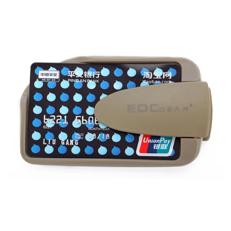 Двухсторонний умный и практичный кошелек держатель для кредитных карт EDC прочный