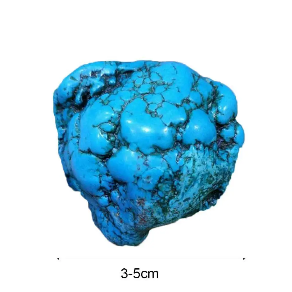 

Natural Turquoise Mineral Bare Stone Mineral Crystal Stone 3-5cm