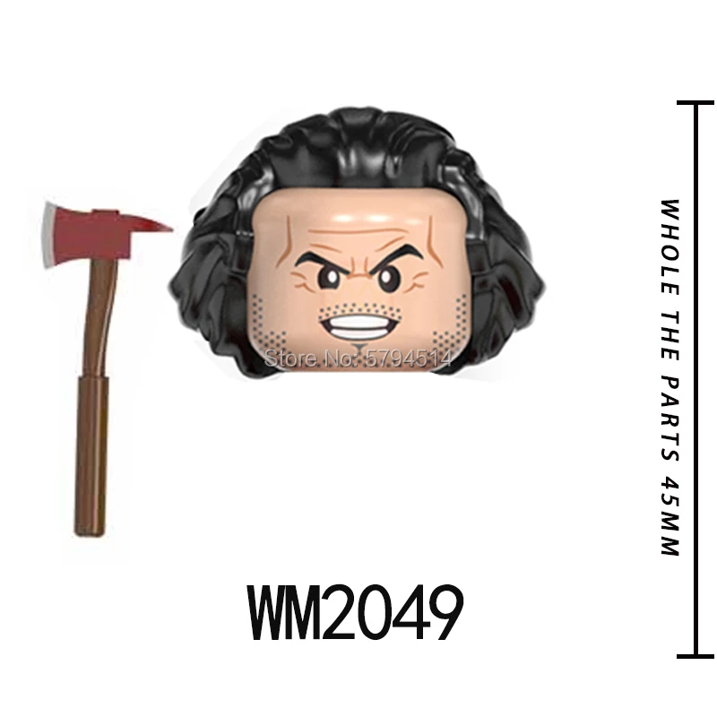 Одиночная продажа Хэллоуин серия ужасов клоун строительные блоки экшн фигурки