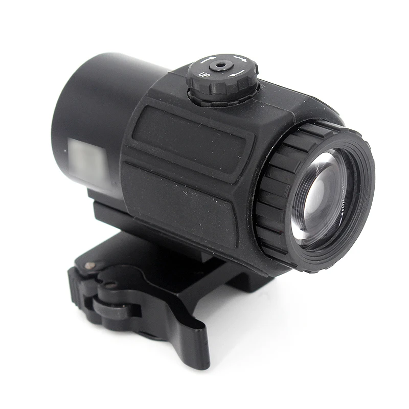 

Airsoft Tactical G43 Magnifie Scope Sight with Switch to Side STS QD Mount Fit for 20mm Rail Us Flag Marking
