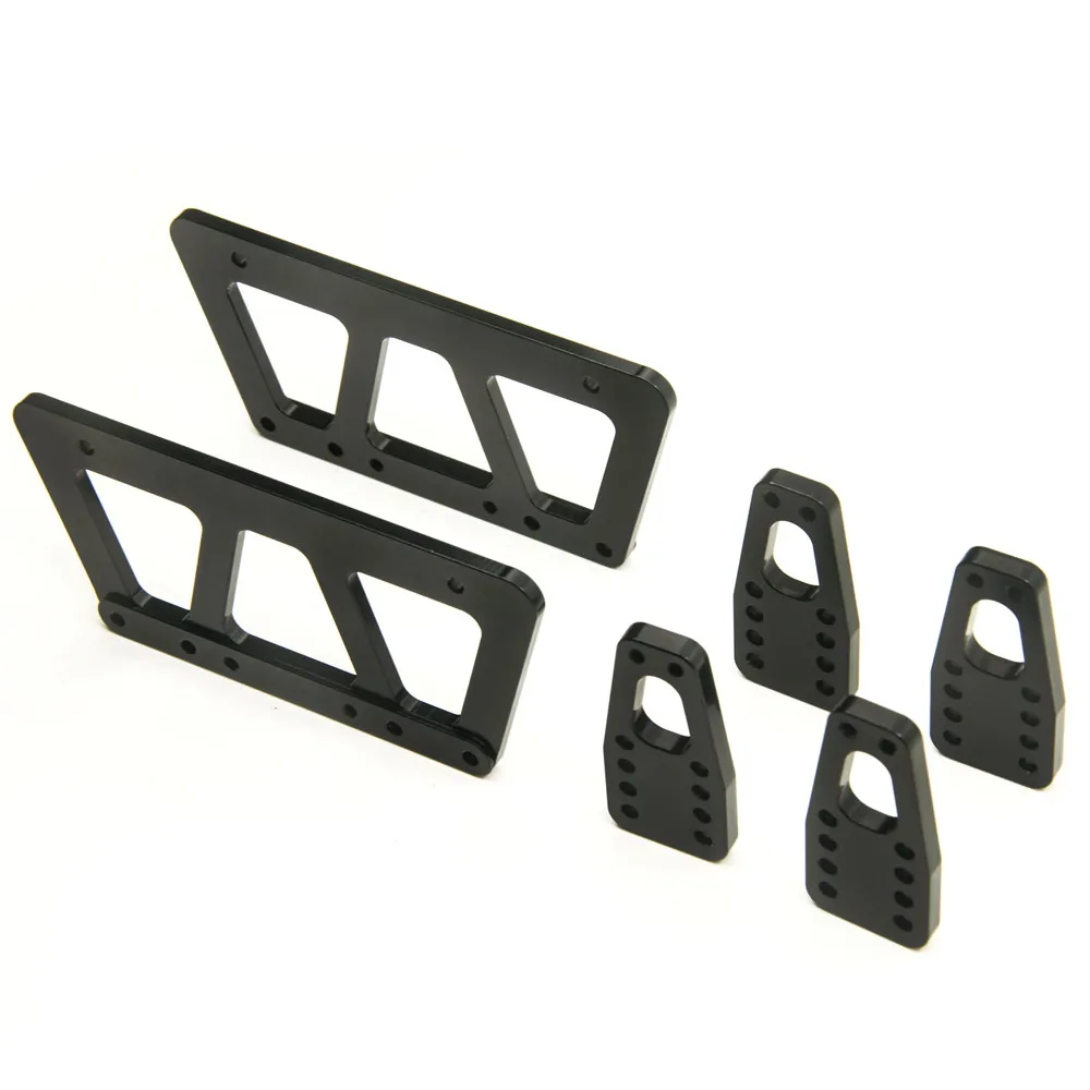 

Metal Alloy Chassis Lift Plate Kit for Axial SCX10 1/10 RC Crawler Model Car Part Black