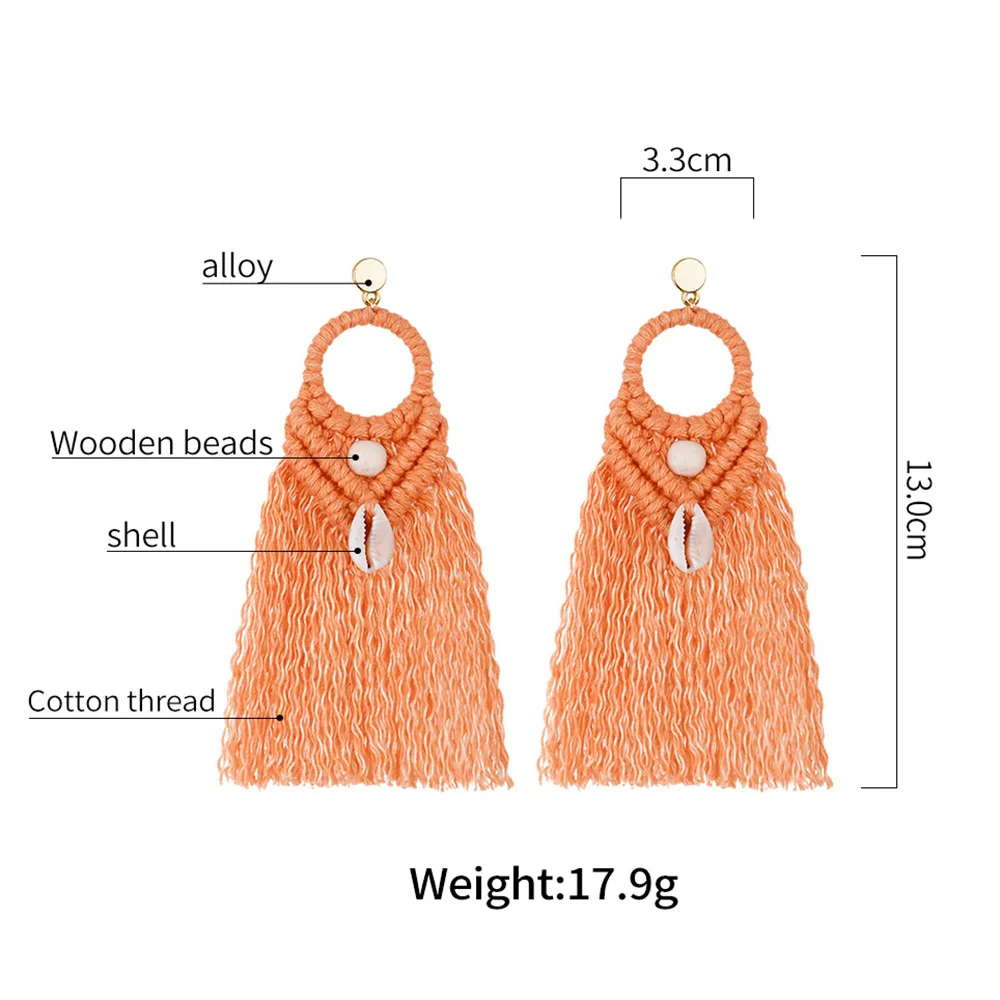 

Bohemia Oorbellen New Fashion Woman Earrings Long Tassel Drop Earrings High Quality Handmade Earrings 2020 Earrings Pendientes