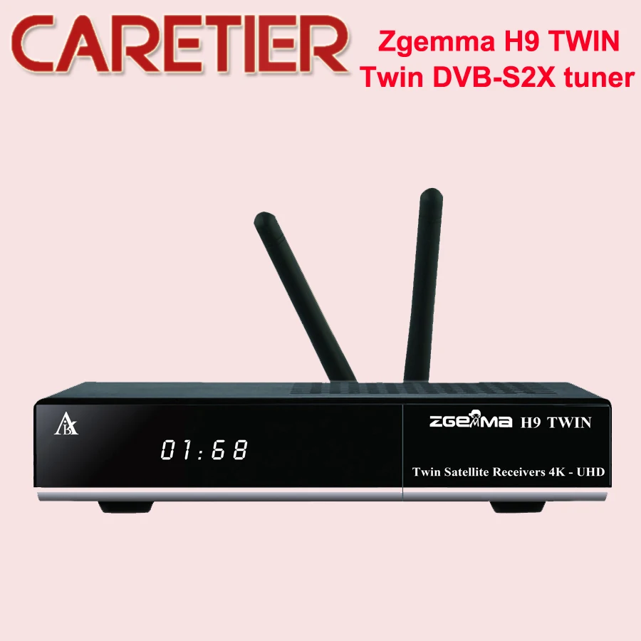 Новинка 2 * WiFi + Ci Plus Digital ZGEMMA H9TWIN 4K UHD TV Box Linux OS Enigma2 H.265/HEVC DVB S2X тюнеры|Спутниковое ТВ| |