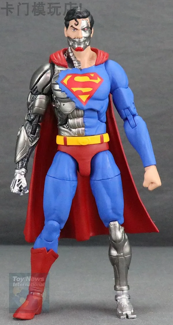 DC 52 классический Легенда Лига Справедливости киборг Супермен DCC механический Супермен ПВХ фигурка модель игрушки для детей Подарки