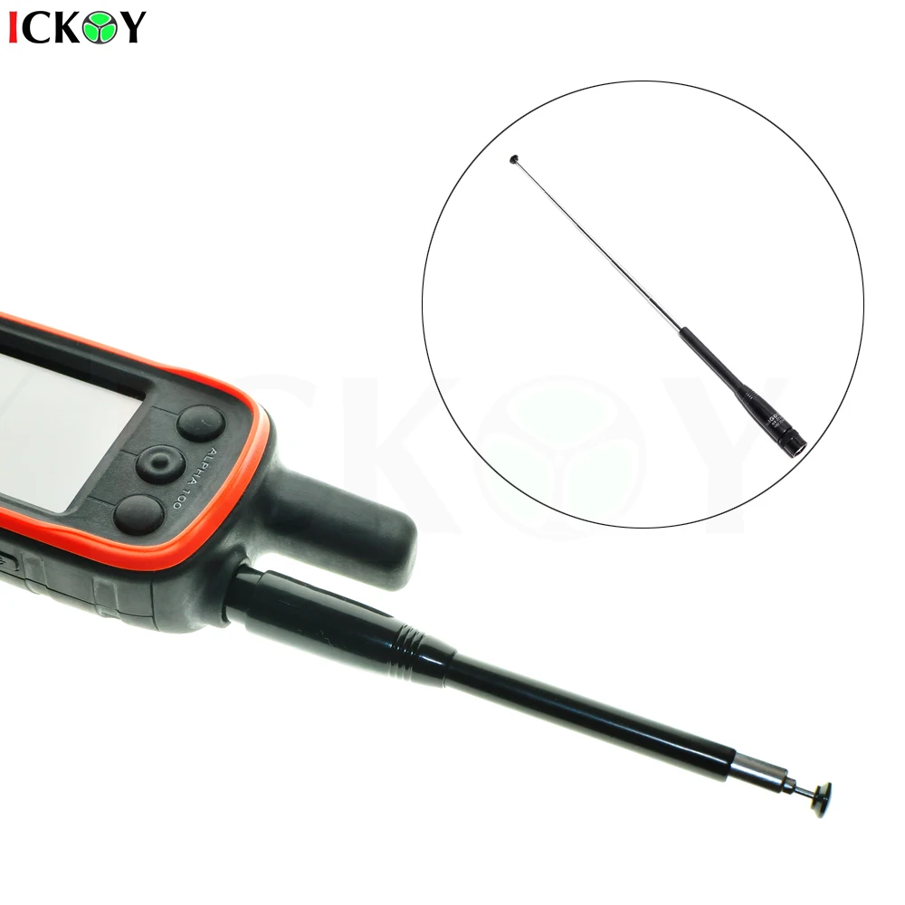 Выдвижная телескопическая антенна 42 см VHF UHF Двухдиапазонная для портативной