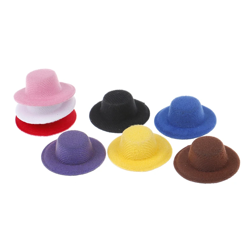 

1PCS New DIY Dollhouse Miniature Hat Magic Hat Gentleman Hat Headwear Accessories Doll Decor Toys Children Gift