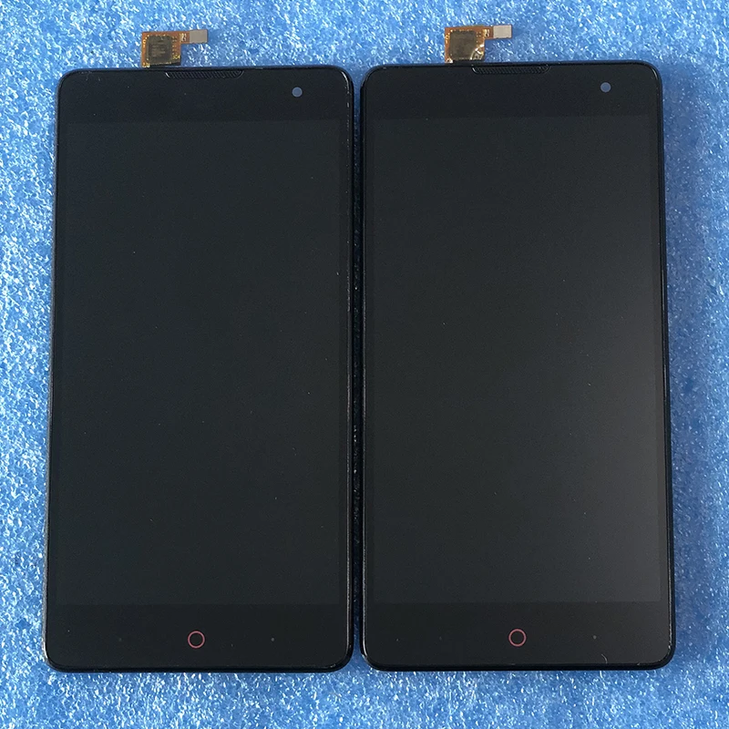 Axisinternational для 5," zte nubia Z7 Max NX505J ЖК-дисплей с рамкой+ сенсорный дигитайзер для zte nubia Z7 max nx505j