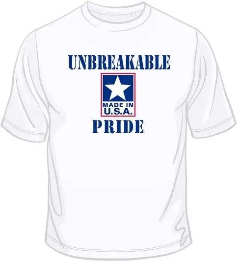 

2021 Fashion Men TShirt Free Shipping Unbreakable - USA Pride T Shirt You Choose Style, Size, Color 10708 Tops Tshirt Homme Tees