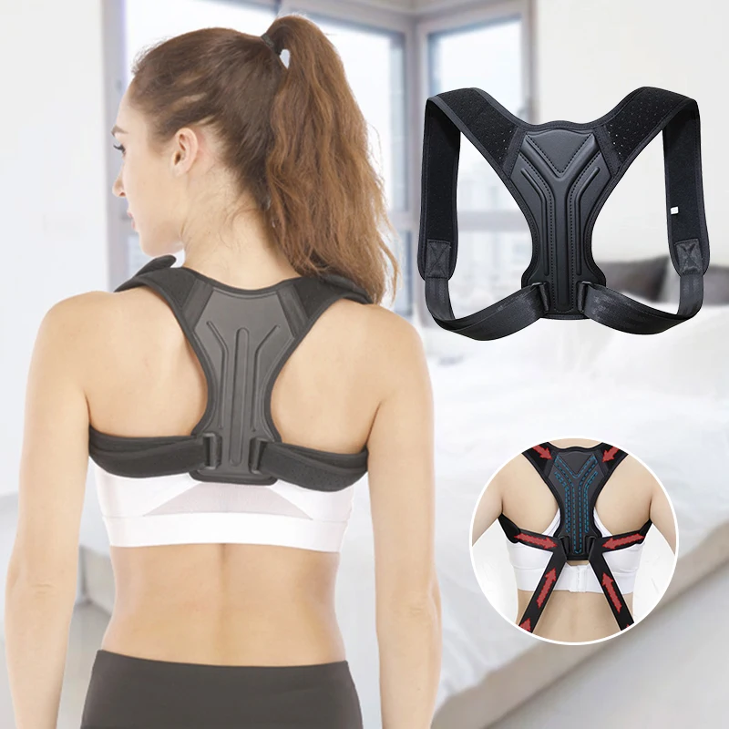 

Adult Children Back Posture Corrector Clavicle Back Support Correction Back Straight Shoulders Brace Strap with Velcro