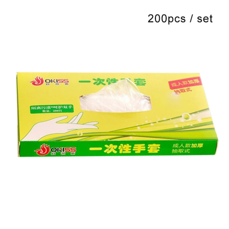 

Disposable Plastic Transparent Gloves Protect Food Hygiene Cleaning Cooking BBQ Kitchen Things Kitchen Accessories