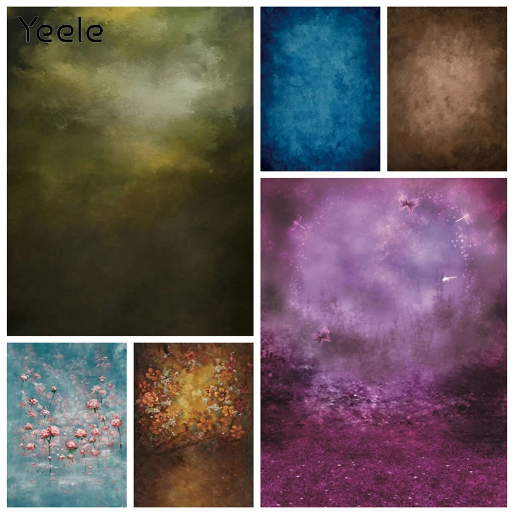 Градиентный винтажный абстрактный фон Yeele для детской портретной съемки