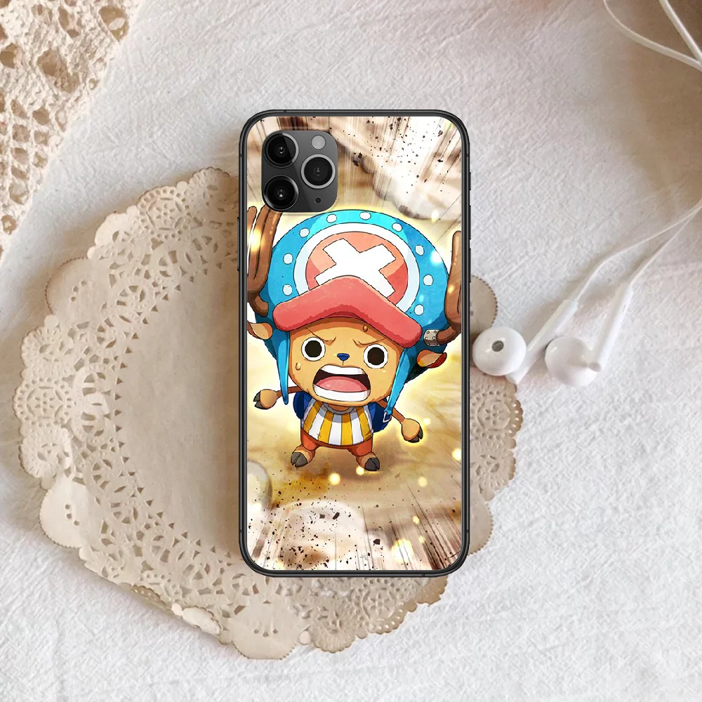

Tony Chopper Phone Case Cover Hull For iphone 5 5s se 2020 6 6s 7 8 12 mini plus X XS XR 11 PRO MAX black Bumper Tpu Coque Soft