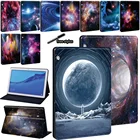 Чехол для планшета Huawei MediaPad T3 8T3 10 9,6 дюймаT5 10 10,1 дюймаM5 Lite 10,1 дюймаM5 10,8 дюйма, чехол с рисунком звездного космоса из серии
