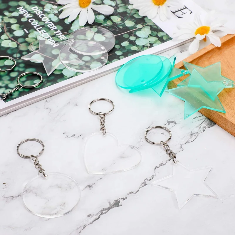 Акриловые прозрачные брелки водонепроницаемые все виды прозрачных пряжек для