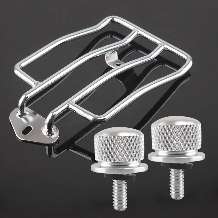 Поддержка полки багажника заднего седла мотоцикла для Harley Sportsters Iron 48 72 883 XL1200 2004-2020 2016 2017 2018 2019.