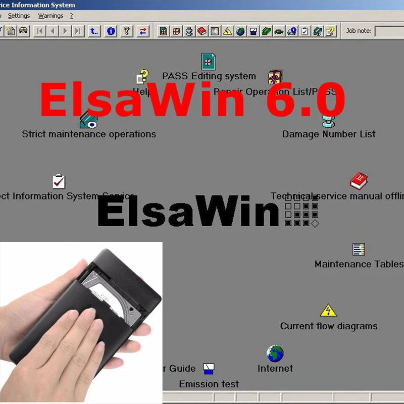 ELSAWIN 6.0 Newest Version 2017V Auto Repair guidance software for Audi/VW Auto Repair Software Elsawin V6.0 free shipping