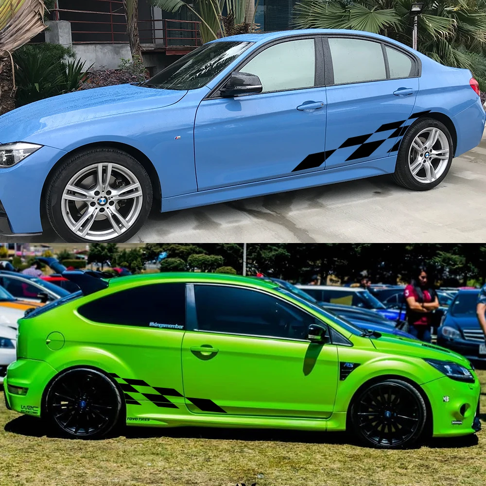 2 шт. наклейки на гоночные автомобили для Volkswagen VW BMW Audi Peugeot Ford Renault Opel Chevrolet Kia