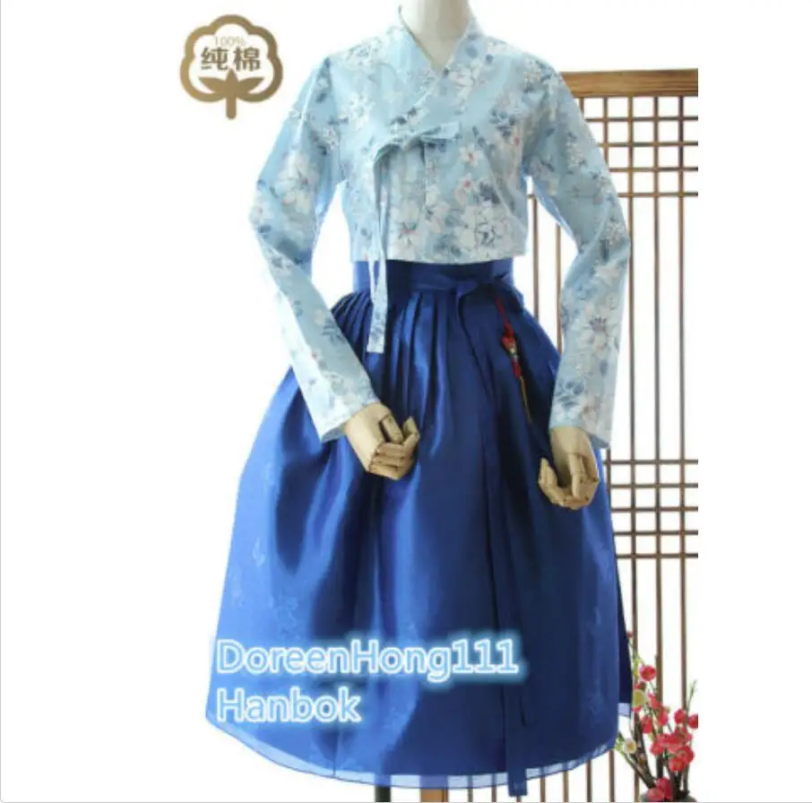 Лидер продаж платье ханбок Мода корейская традиционная модернизированная