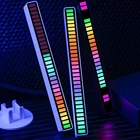 RGB-ленсветильник светодиодная с управлением звуком, 32 светодиода