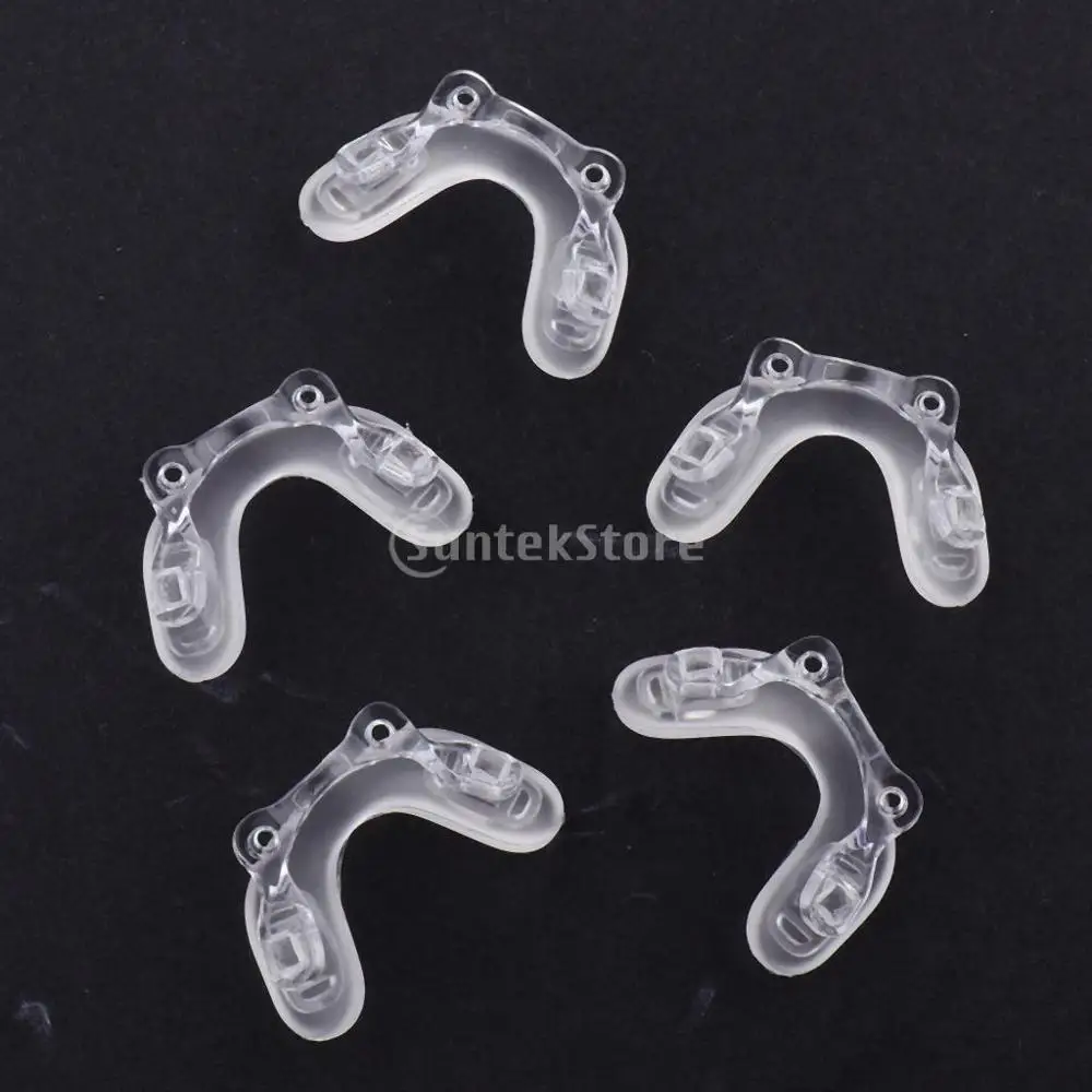 5 пар детских очков Силиконовые носовые упоры Нескользящие тонкие для