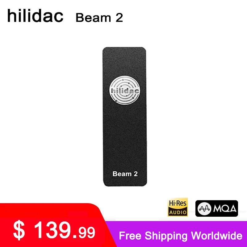 

Hilidac Audirect Beam 2 Full MQA ESS9281C Pro True Balanced Portable Headphone Amplifier AMP USB DAC,2.5/3.5mm,PCM 32Bit/384kHz