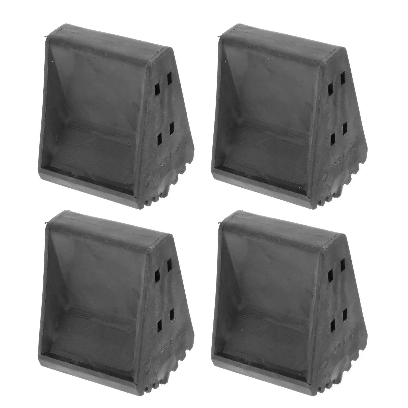 

4 шт., Нескользящие круглые подставки для лестницы