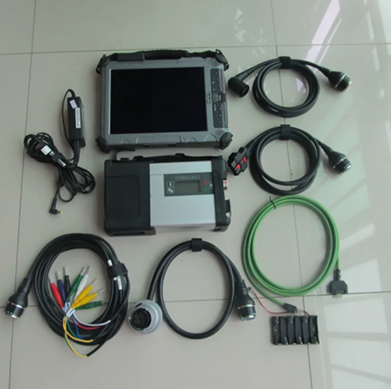 2 в 1 диагностический инструмент для bmw benz icom next mb star c5 с ssd планшетом ix104 ноутбуком