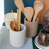 youpin diatomite chopstick holder quick drying absorbent soup spoon tube moistureproof kitchen shelf tableware storage bin