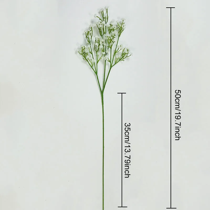 1 шт. белый цветок дыхания Искусственные Поддельные Gypsophila DIY Цветочные букеты композиция Свадебный домашний декор удерживающие цветы