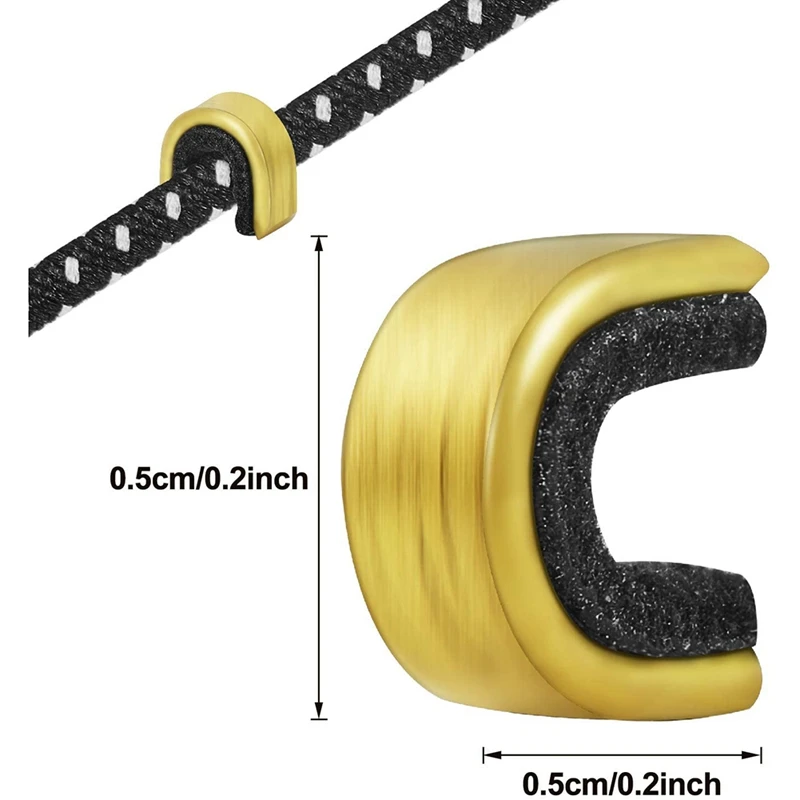 

40 Pcs Nock Points Archery String Nocking Points Bow String Buckle Clip for Compound And Recurve Bow