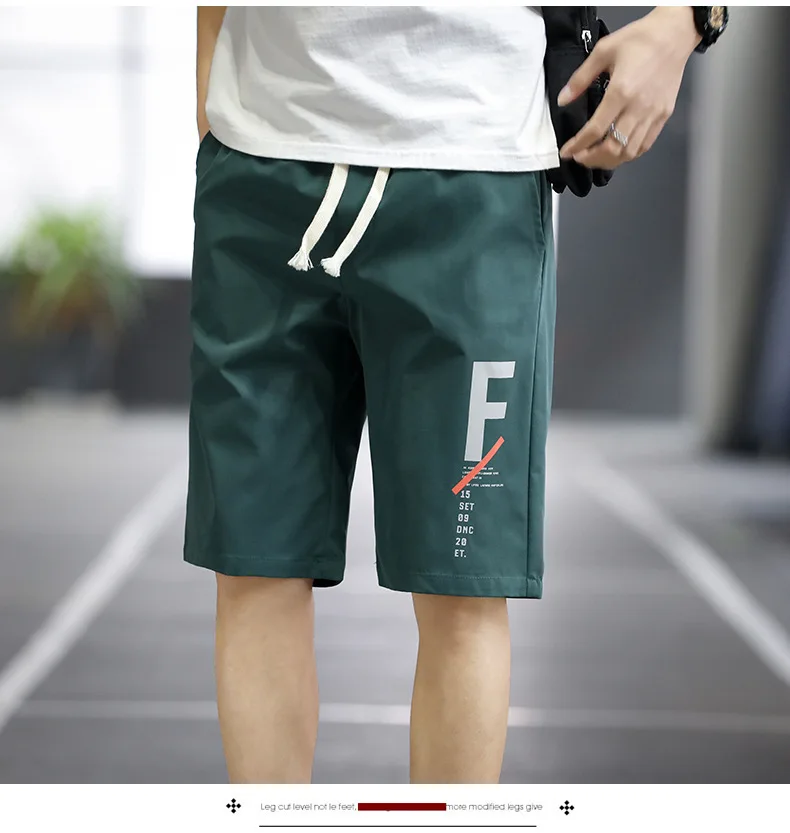 

Men's Casual Shorts 2021 New Summer Pants, Men's Pants Loose Five-point Ice Silk Trend Beach Pants Thin Section
