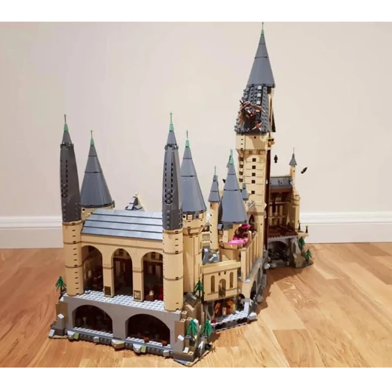 Волшебный замок школьный совместимый Legoing Harryed строительный блок рождественские