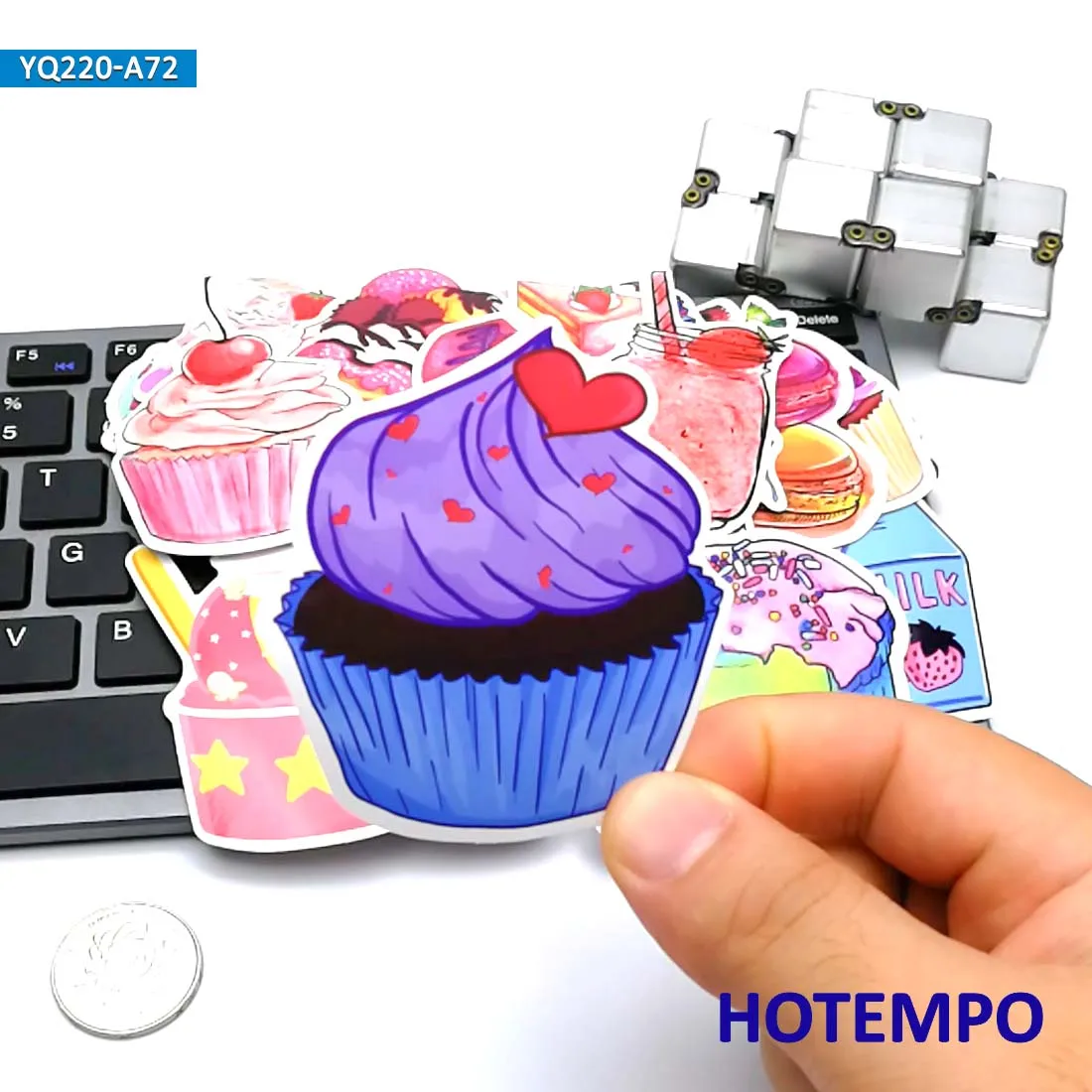 70 шт мороженое напитки наклейки для капкейков для девочек Дети DIY письмо дневник в стиле Скрапбукинг Канцелярские принадлежности Pegatinas мобильный телефон ноутбук