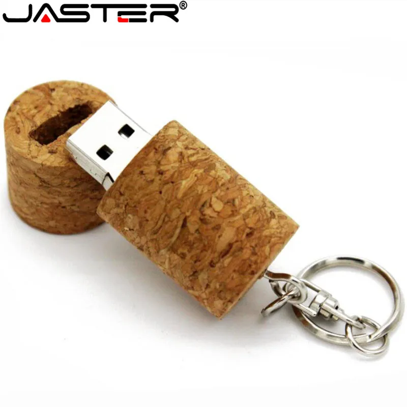 USB флеш накопитель JASTER в деревянной вилке 8 ГБ 16 32 64 ГБ|cork usb flash drive|cork usbflash drive |