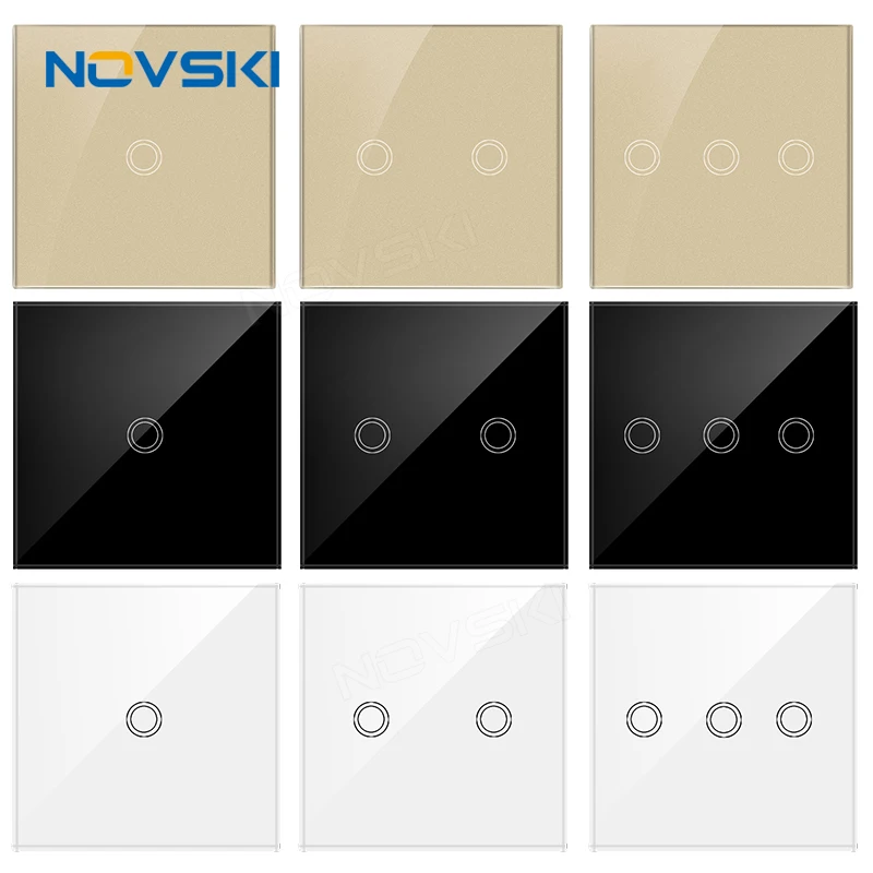 NOVSKI Умный домашний светильник Переключатель ЕС/Великобритании Стандартный