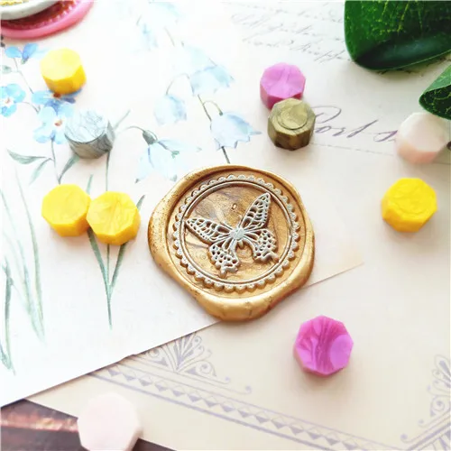 Печать для воска бабочки печать герметик запечатывания конвертов