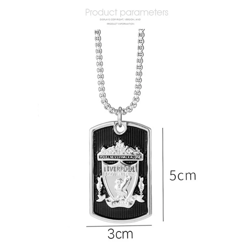 Ожерелье MINCN Liverpool ожерелье в стиле хип хоп мужское из нержавеющей стали