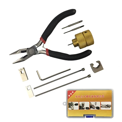 Tool Set 1 CHKJ Автомобильный ключ для снятия замка зажигания инструмент для ремонта слесаря для Honda автоматический замок инструмент для разборки - Цвет: Tool Set 1